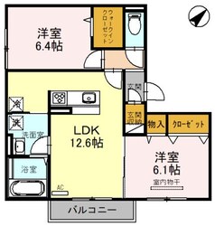 加古川駅 徒歩10分 2階の物件間取画像